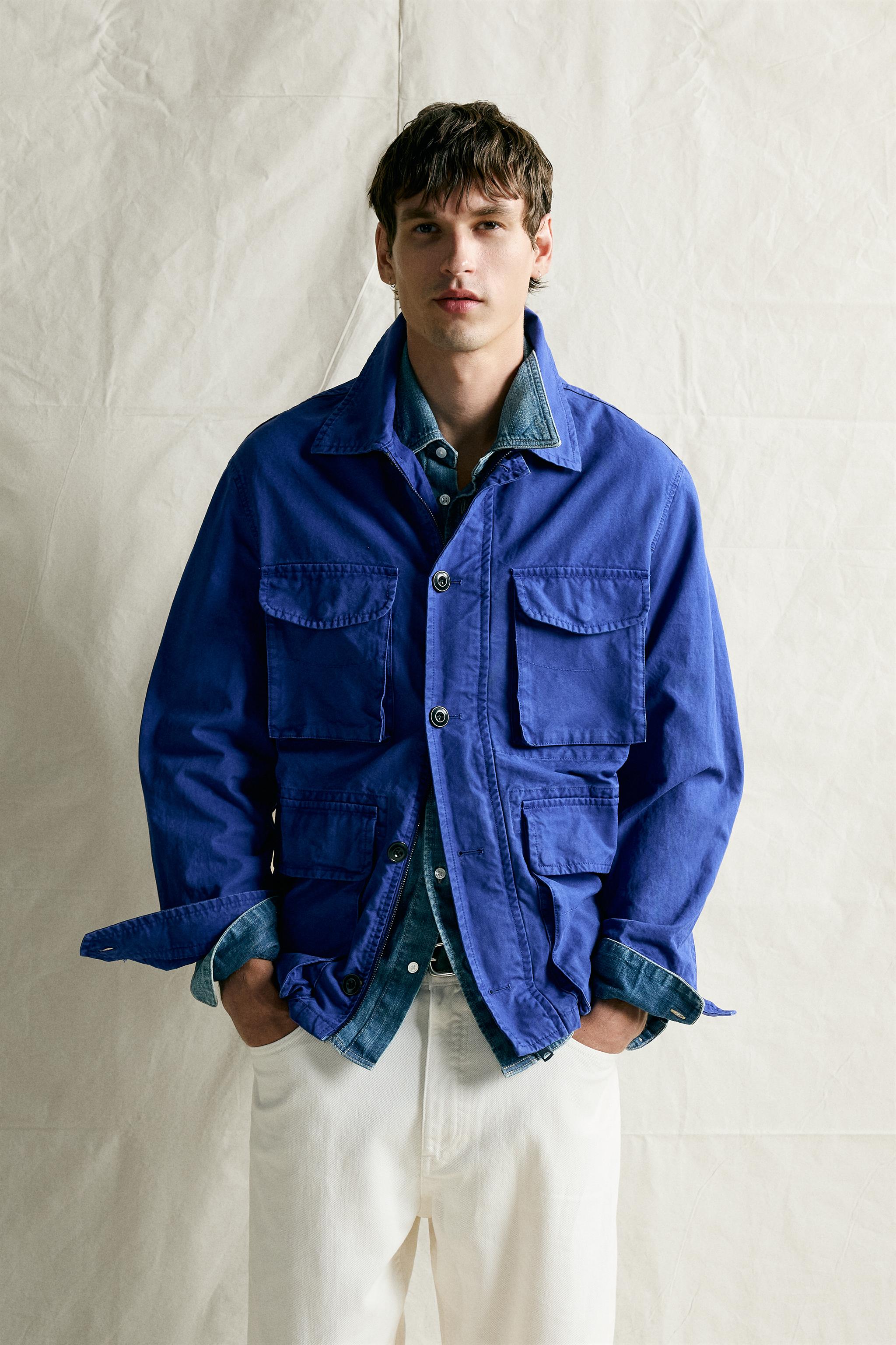 RELAXED-FIT UTILITY POCKET JACKET